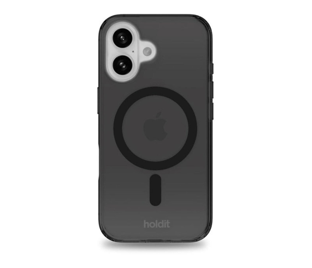 Holdit MagSafe Case iPhone 16 Przezroczysty/ czarny - 1344044 - zdjęcie